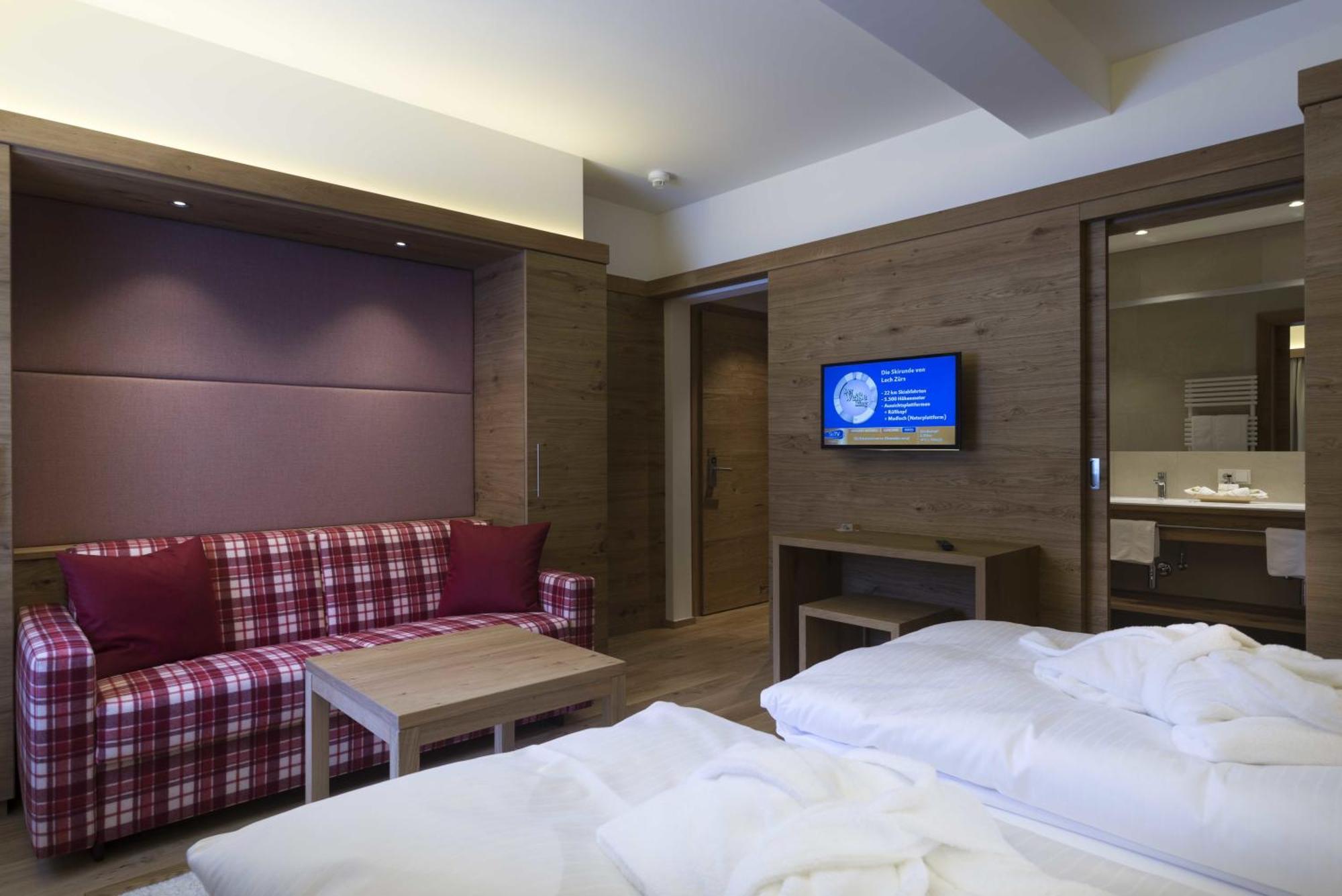 Hotel Garni Panorama 莱赫阿尔贝格 客房 照片